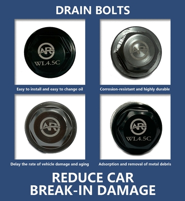 Magnetische Olie Pan Drain Bolt Plug M14x1.5 M12x2.25 voor AC SCHNITZER X6 E71 SUV 08-14