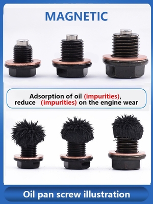 Magnetische Olie Pan Drain Bolt Plug M14x1.5 M12x2.25 voor AC SCHNITZER X6 E71 SUV 08-14