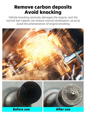 Auto brandstof spuitstuk Gebruikte brandstof injector Reiniger voor vermogen verlies Probleemoplossing Liquid
