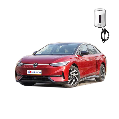 2024 Volkswagen ID7 Long Range Pure Electric Sedan met een batterijcapaciteit van 84,8 kWh Groen