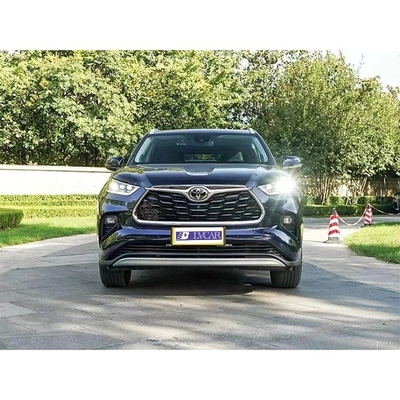 Highlander Toyota's Electric Fabric Red Standard Turbo Dark Multifunctionele Hybrid SUV