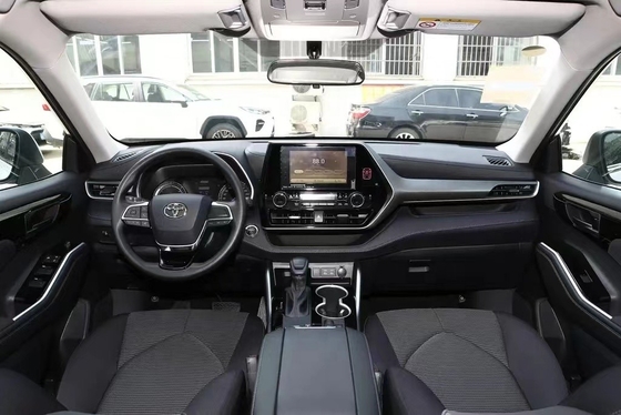Highlander Toyota's Electric Fabric Red Standard Turbo Dark Multifunctionele Hybrid SUV