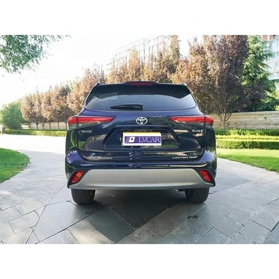 Highlander Toyota's Electric Fabric Red Standard Turbo Dark Multifunctionele Hybrid SUV