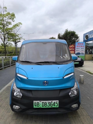 Elektrische minibus Feidie Auto's Q2V 2 zitplaatsen Elektrische bestelwagen Gebruikte vrachtwagen 290 km Energievoertuig