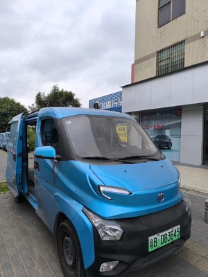Elektrische minibus Feidie Auto's Q2V 2 zitplaatsen Elektrische bestelwagen Gebruikte vrachtwagen 290 km Energievoertuig