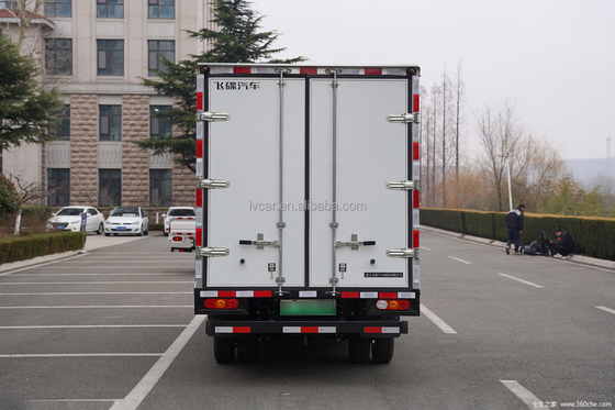 Goedkope 3,5-tons doos type kleine zuiver elektrische vrachtwagen met een doos wit 4010*1850*1650