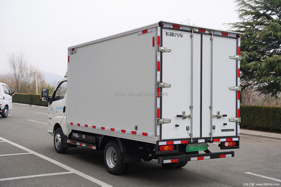 Goedkope 3,5-tons doos type kleine zuiver elektrische vrachtwagen met een doos wit 4010*1850*1650