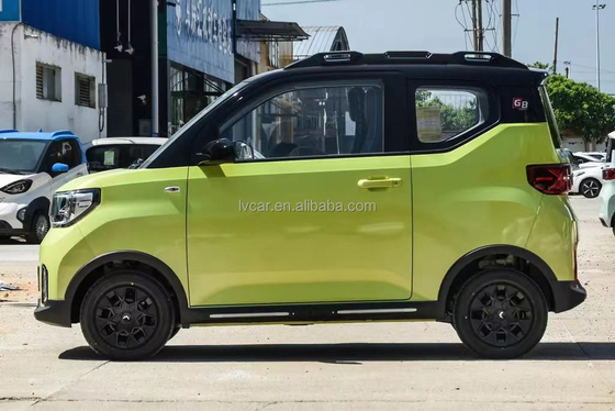 120-170Km cruising range Wuling Mini elektrische auto met 3-deurs 4-zits carrosserie structuur
