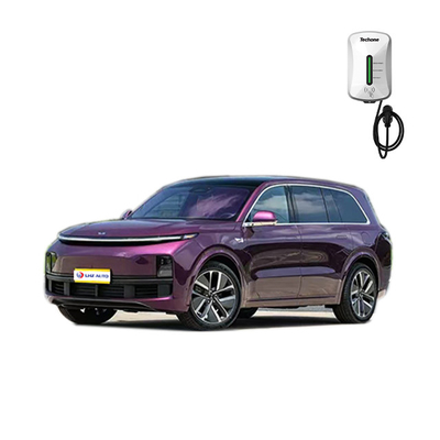 Zilveren Li Xiang L9 MAX 7 zitplaatsen AWD Drive Elektrische SUV Auto met Multi-link Front Suspension