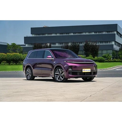 Zilveren Li Xiang L9 MAX 7 zitplaatsen AWD Drive Elektrische SUV Auto met Multi-link Front Suspension