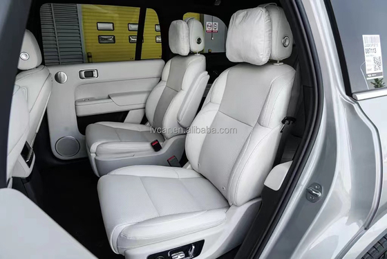 Zilveren Li Xiang Li L9 MAX Elektrische SUV Auto 7 zitplaatsen AWD Drive voor multi-color opties