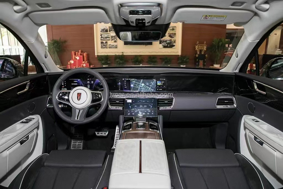 s Bestverkopende energievoertuigen Linksgestuurde Hongqi e-hs9 met ≥ 400PS Maximaal vermogen